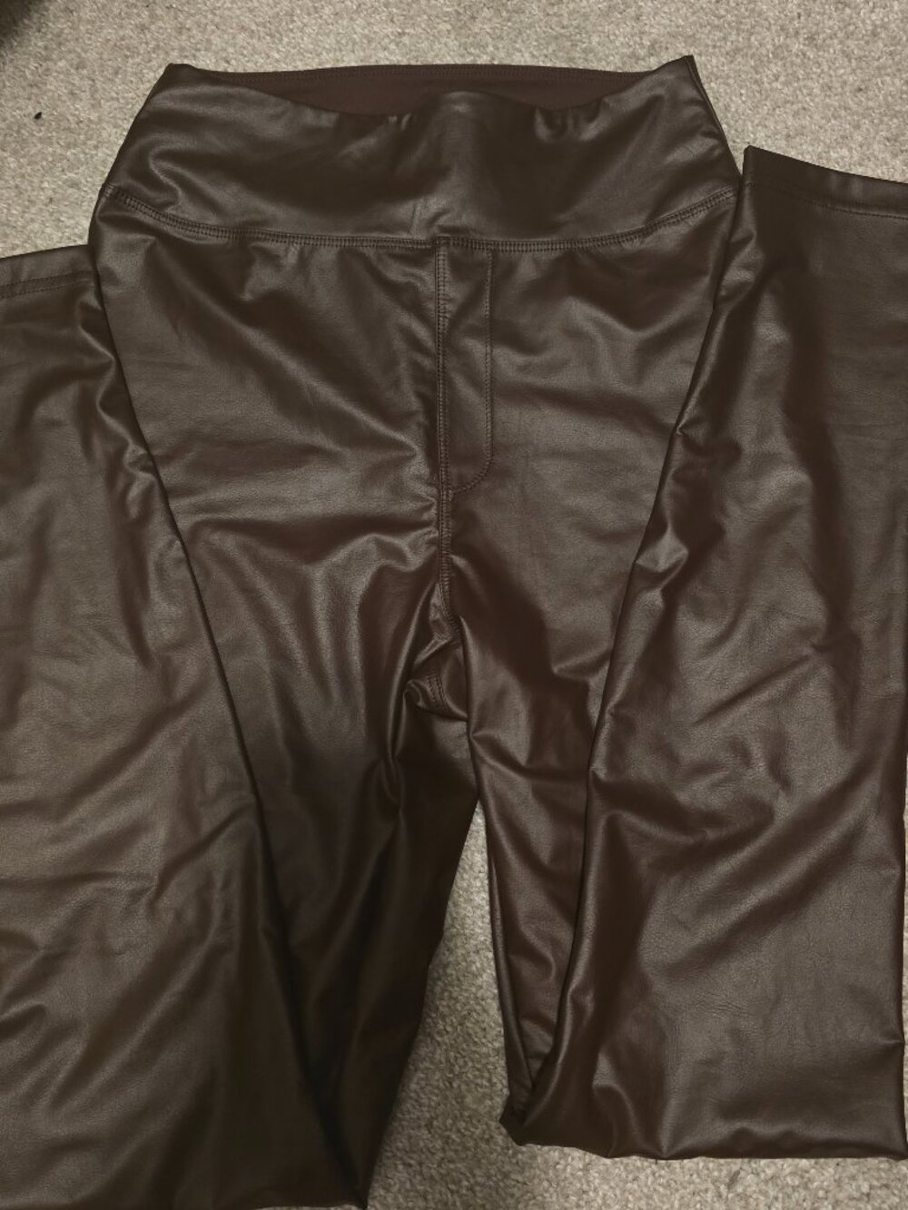 OFFLINE by Aerie Real Luxe High Rise Faux Leather Leggings Size M NWOT